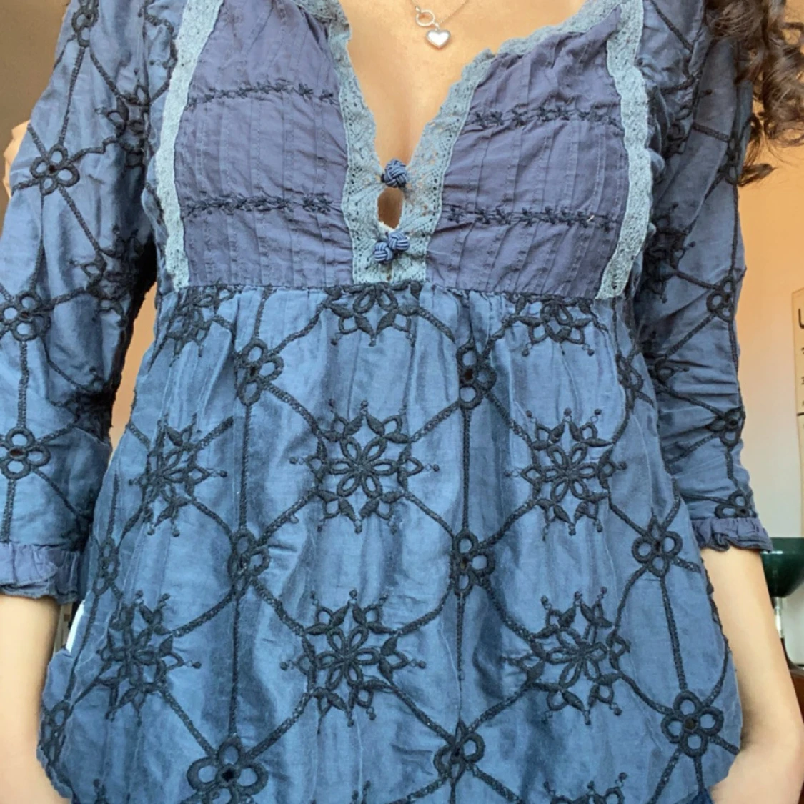 Blå blus från Odd Molly - 90