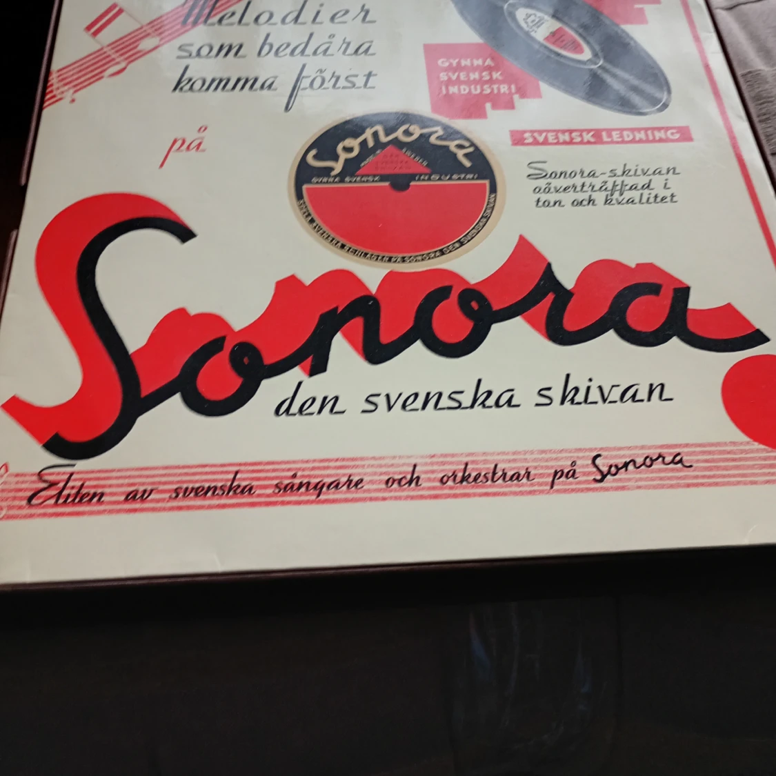 Album LP skivor Melodier som bedårar. 1940-1949. - 91