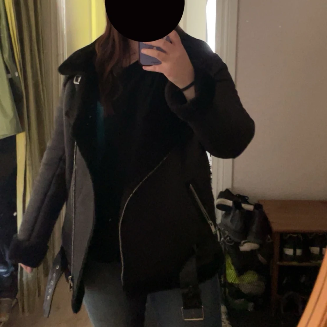Svart skinnjacka från NA-KD - 91