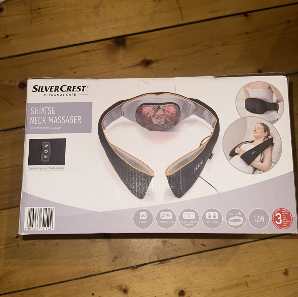 Massage- & värmekudde för nacke/axel & rygg