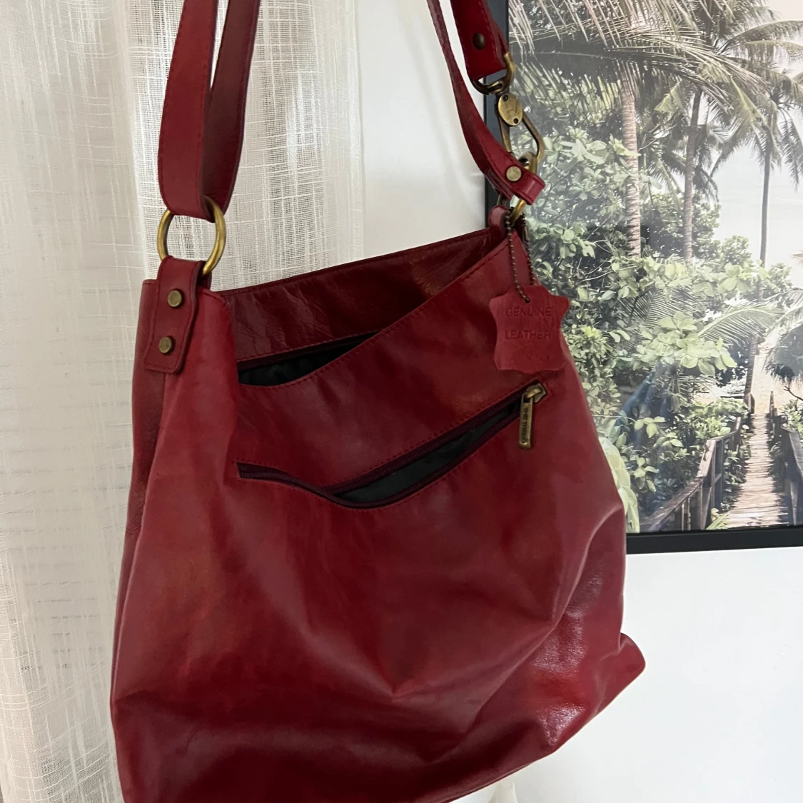 Röd Handväska  - 93