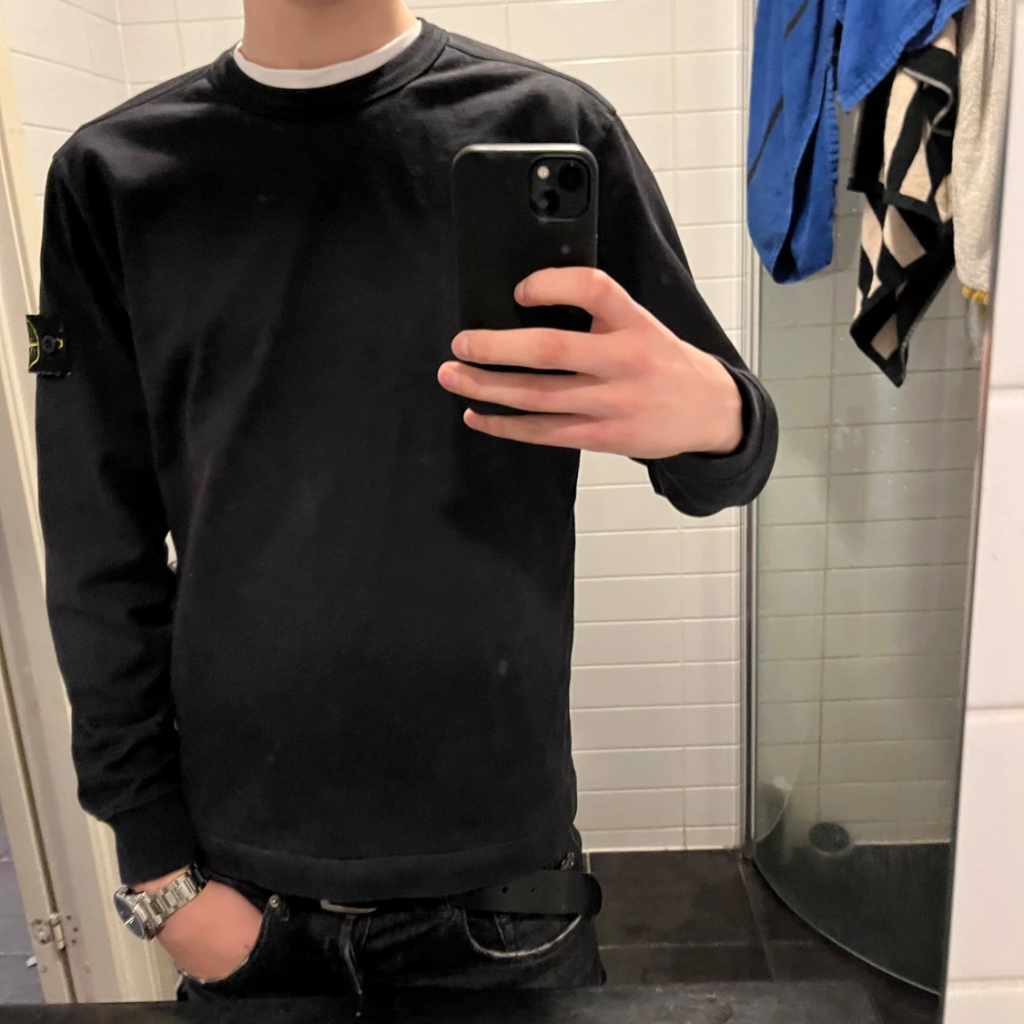 Svart tröja från Stone Island