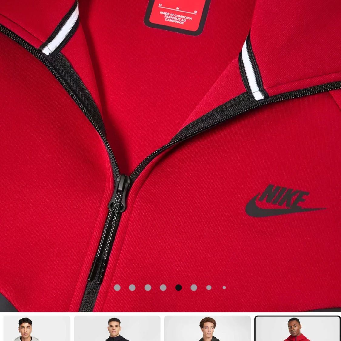 Röd Nike Tech Fleece - 91