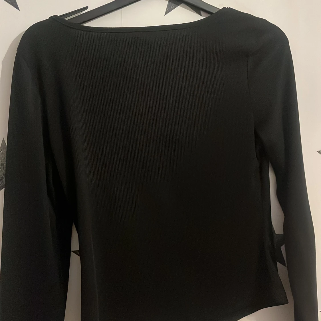 Svart långärmad topp från Romwe - 1
