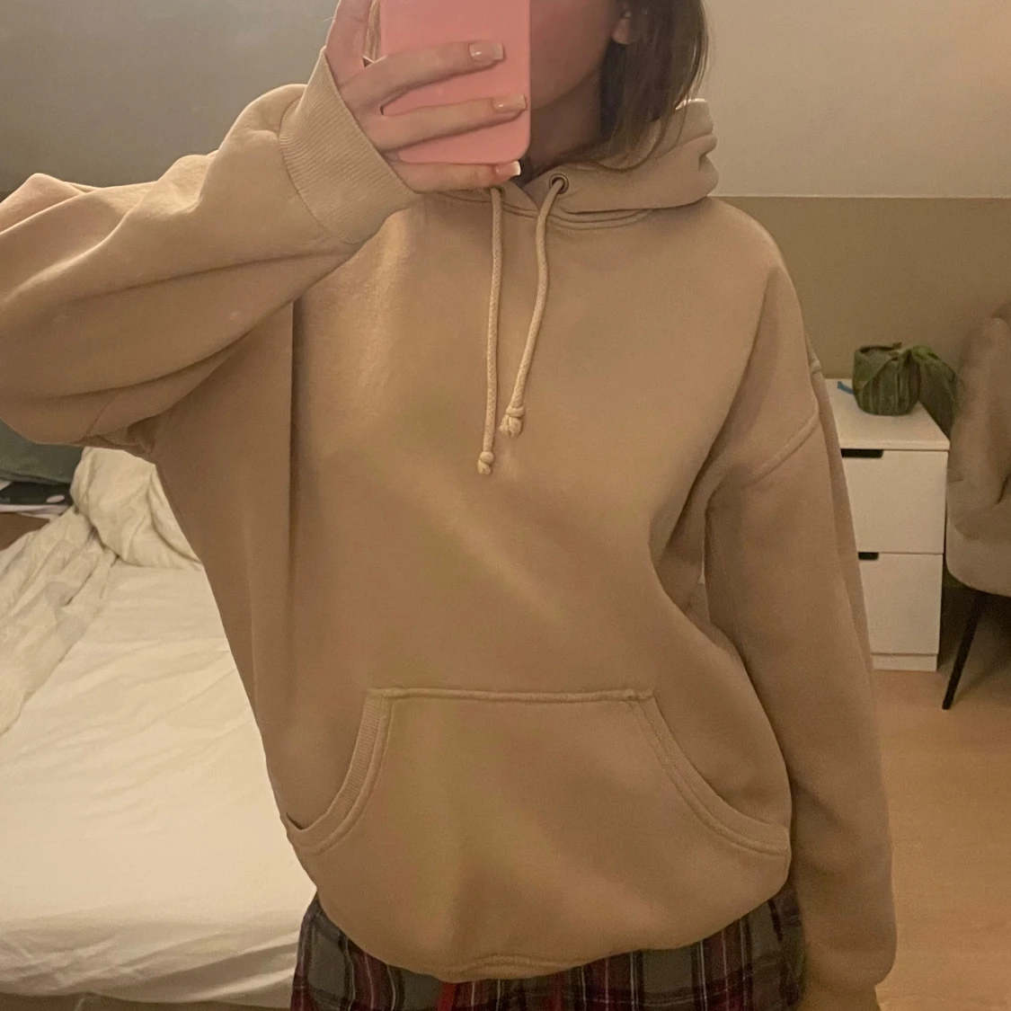 Beige hoodie