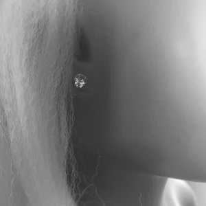 Made by prisförslag - 1 par medium diamanter örhängen  - Finns även i small och Large. 