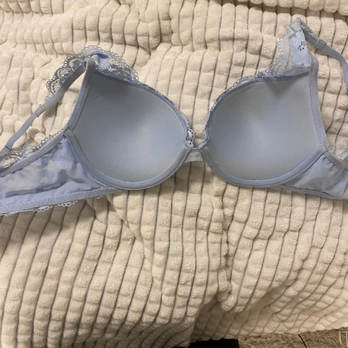 Ljusblå spets-bh - 2