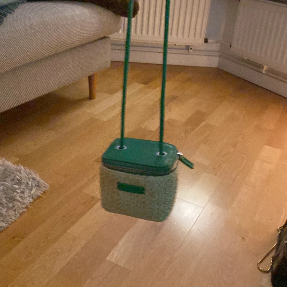 Beige och grön axelväska - 2