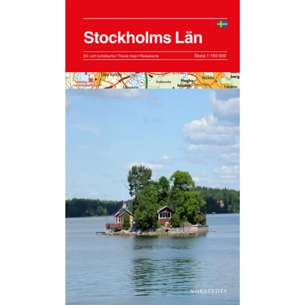 Turist- och fritidskarta lämplig för utflykter i Stockholms län. På kartan finns symboler för badplatser, vandringsleder, golfbanor, campingplatser, vandrarhem och mycket annat.. Böcker.