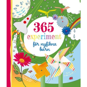 365 experiment för nyfikna barn (bok, spiral) - Det finns något nytt att lära sig och upptäcka varje dag. Inte minst med den här boken som har spännande experiment för årets alla dagar. Och, det bästa av allt, de är inte svåra att genomföra och de kräver sällan några specialmaterial.Varför är det fullt av små, små hål i bröd? Vad är DNA och hur ser det ut? Hur uppstår en regnbåge? Genom att utföra små experiment och uppdrag blir svaren på frågorna så mycket mer konkreta och lättare att förstå.    Format Spiral   Omfång 128 sidor   Språk Svenska   Förlag Tukan Förlag   Utgivningsdatum 2022-06-20   Medverkande Lisa Gillespie   Medverkande Lucy Bowman   Medverkande Alex Walker   Medverkande Giulia Olivares   Medverkande Francesca Carabelli   Medverkande Binny Talib   ISBN 9789180372695  