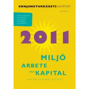 SNS Konjunkturråd 2011 lyfter blicken från den ekonomiska politikens fokus på krisbekämpning och analyserar den svenska ekonomins mer långsiktiga, strukturella utmaningar. Trots att svensk ekonomi vintern 20102011 är i anmärkningsvärt god kondition finns det många stora och viktiga utmaningar. Finansmarknaderna behöver bättre reglering och övervakningen mer resurser, arbetslösheten har varit alltför hög i snart 20 års tid och miljöpolitiken är fortfarande ineffektiv. De samhälls-kontrakt som styr hur individer och företag agerar på dessa områden håller på att ändras. Mycket går i rätt riktning, men inte allt. SNS Konjunkturråd 2011 består av Anders Vredin (ordförande), docent i nationalekonomi och vd för SNS; Runar Brännlund, professor i nationalekonomi vid Umeå universitet; Lars Ljungqvist, professor i nationalekonomi på Handelshögskolan i Stockholm; Per Strömberg, professor i finansiell ekonomi vid Stockholm Institute for Financial Research (SIFR) och Arvid Wallgren, forskningsledare på SNS.    Format Häftad   Omfång 216 sidor   Språk Svenska   Förlag SNS Förlag   Utgivningsdatum 2011-01-21   Medverkande Patrik Sundström   Medverkande Anders Vredin   Medverkande Runar Brännlund   Medverkande Lars Ljungqvist   Medverkande Per Strömberg   Medverkande Arvid Wallgren   ISBN 9789186203764  