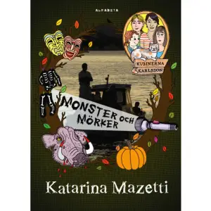 De fjärde delen i Katarina Mazettis serie kapitelböcker för mellanåldern. Det är höstlov och de fyra kusinerna Humlan, Julia, George och Alex ska för första gången vara tillsammans med sin moster Frida på hennes skärgårdsö på hösten. De tänker sig en mysig vecka med mycket slappande framför brasan med god mat, roliga spel och bra böcker. Men de hinner knappt komma ut till ön innan de får syn på ett spöklikt vitt ansikte i mörkret utanför fönstret. Och det är inte den sista ruskiga figuren som dyker upp på ön... Tidigare titlar i serien: Kusinerna Karlsson Spöken och spioner Kusinerna Karlsson Vildingar och vombater Kusinerna Karlsson Vikingar och vampyrer    Format Kartonnage   Omfång 141 sidor   Språk Svenska   Förlag Alfabeta   Utgivningsdatum 2013-09-16   Medverkande Frida Axiö   Medverkande Tove Gordon   ISBN 9789150115772  