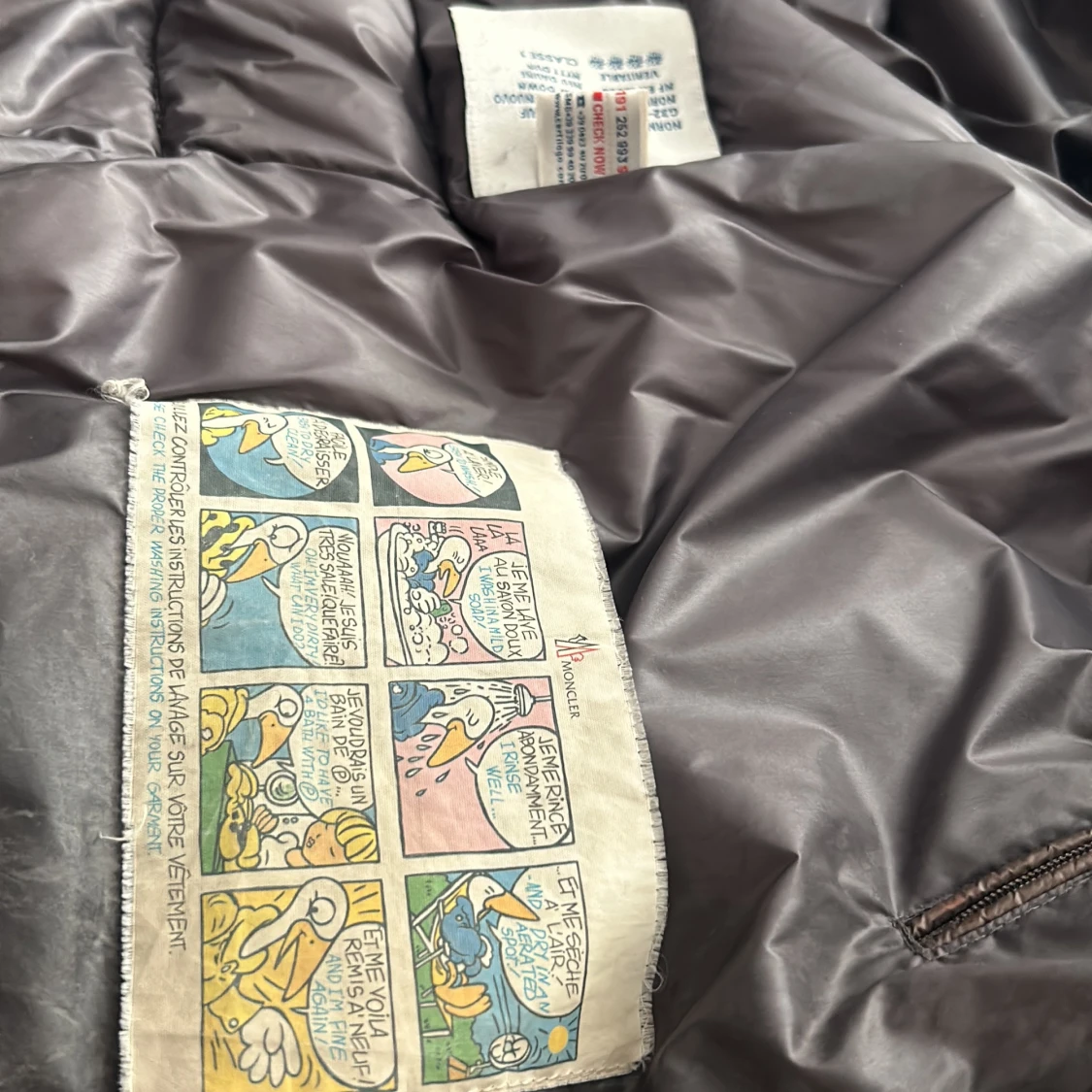 Brun dunjacka från Moncler - 92