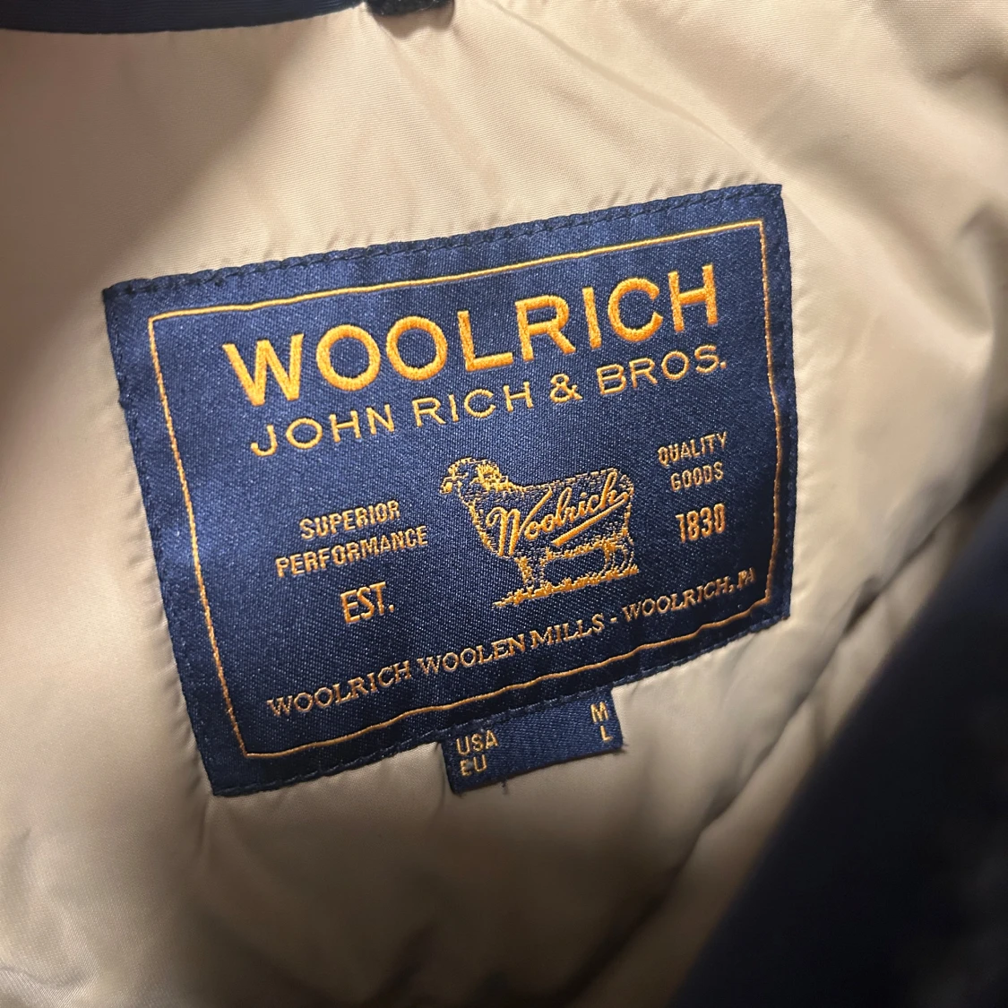 Mörkblå parkajacka från Woolrich - 91