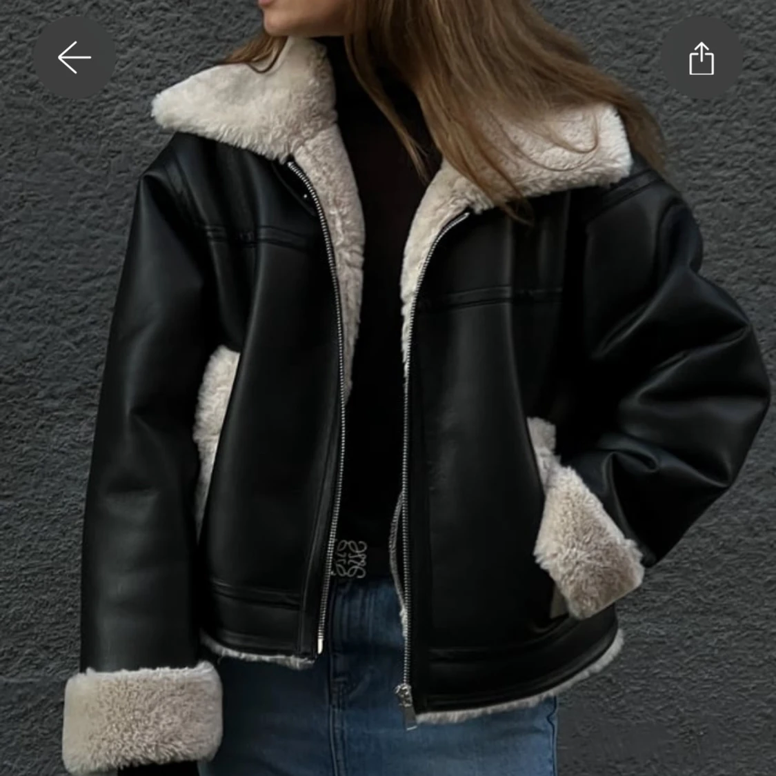 Svart jacka med foder från NA-KD - 93