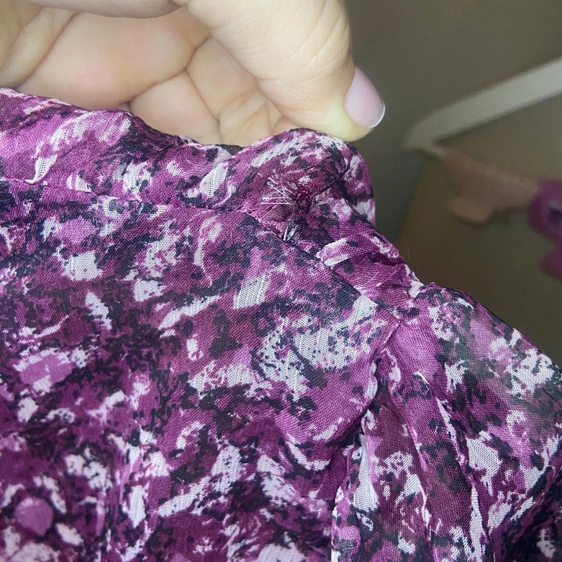 Mönstrad topp från Pieces - 92