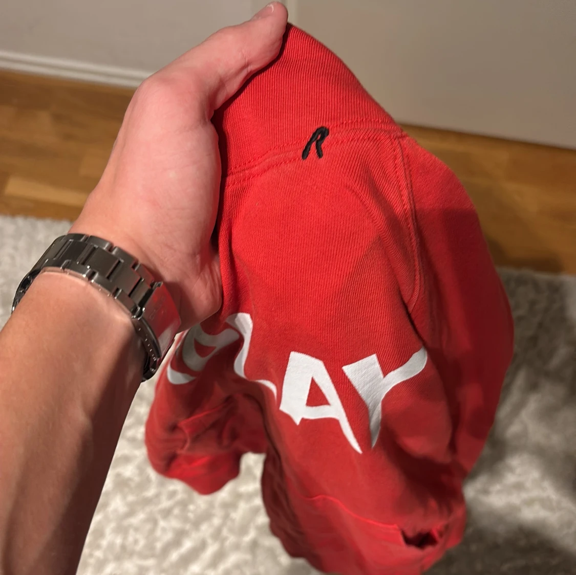 Röd hoodie från Replay - 92