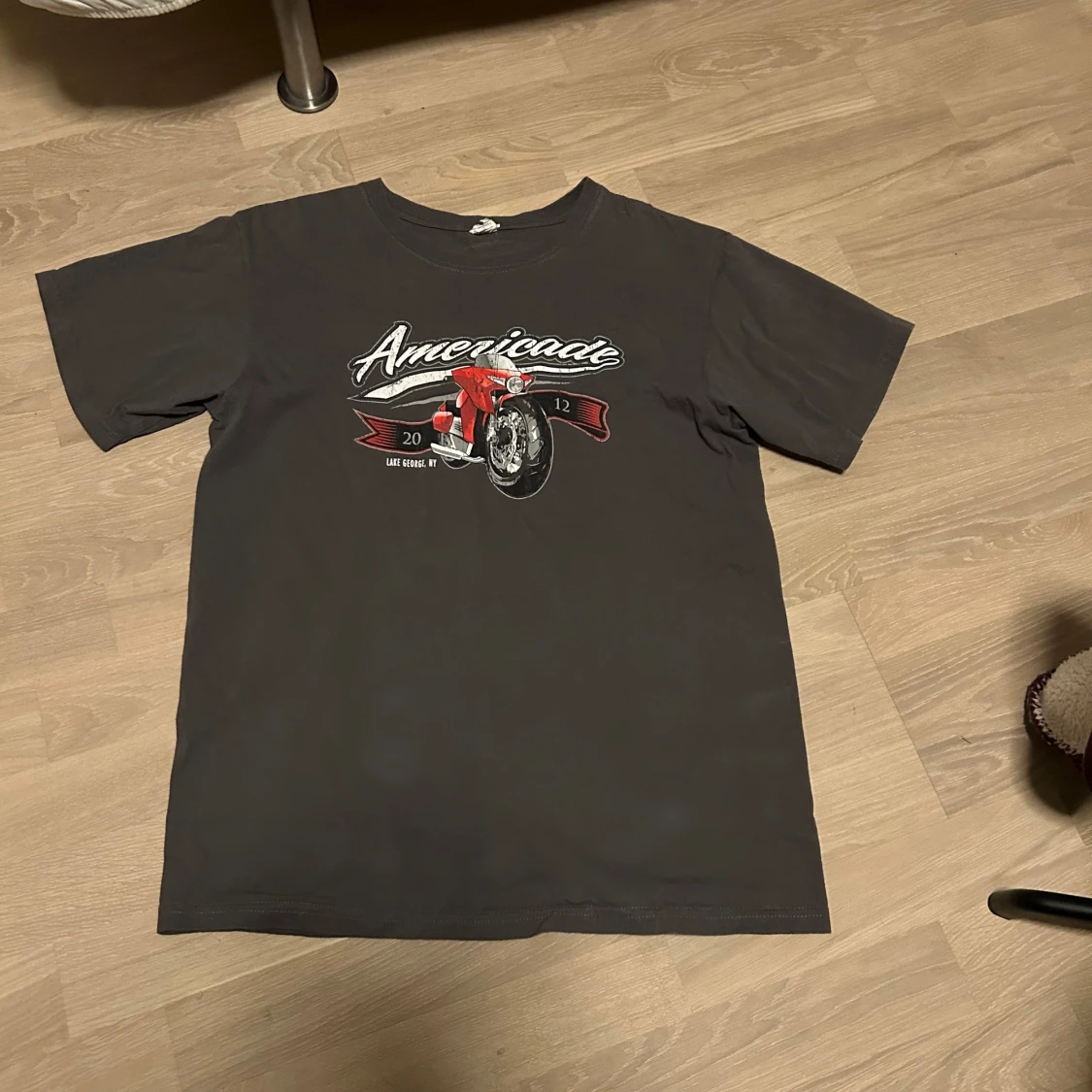 grå vintage tshirt - 90