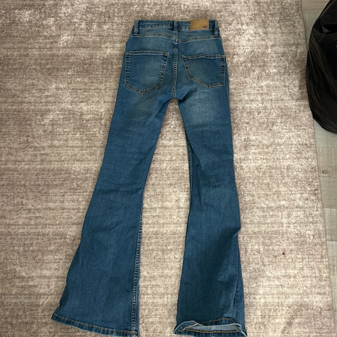 Blå bootcut jeans - 91