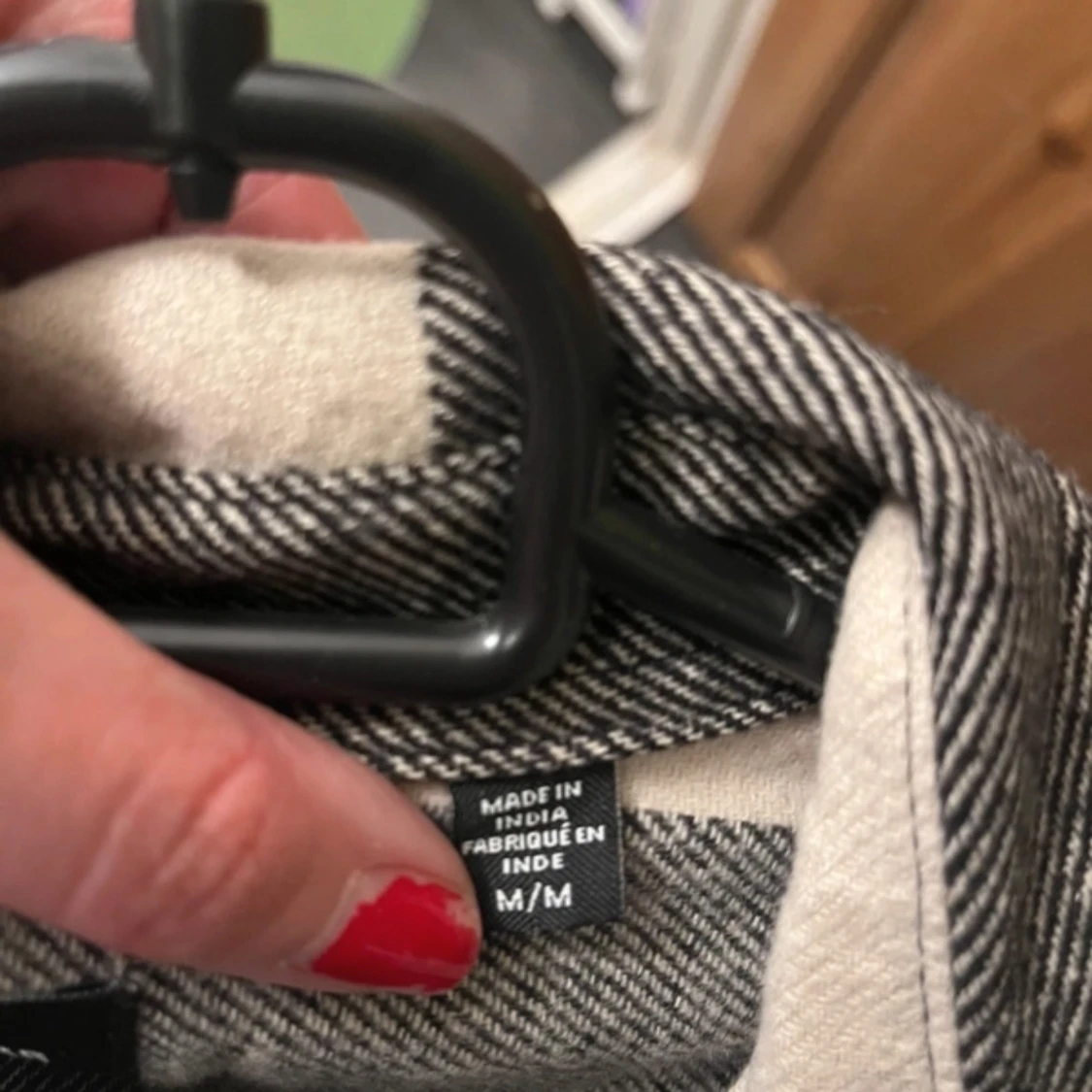 Svartvit rutig overshirt från Only & Sons - 92