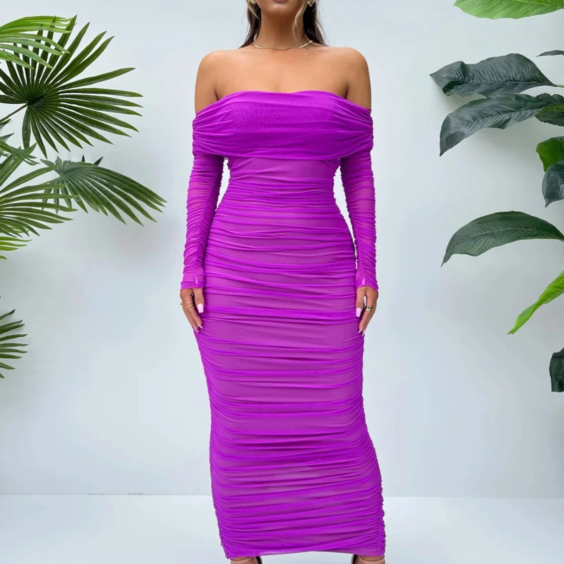 Purple dress