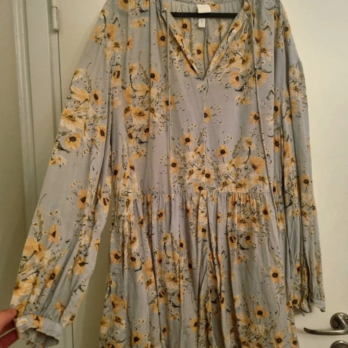 H&m dress klänning flowers 44