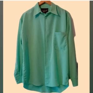 Grön skjorta strl L/XL - Turkos Skjorta Herr M Men om en kvinns ska ha den t.ex som en "Boyfriend skjorta" så är det snyggt med en t.ex ett skärp till :)