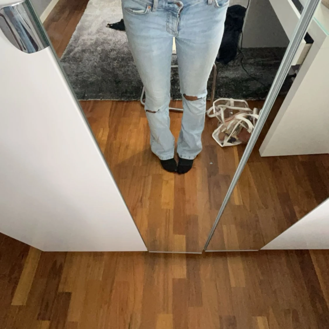 Low waist bootcut jeans  - 91