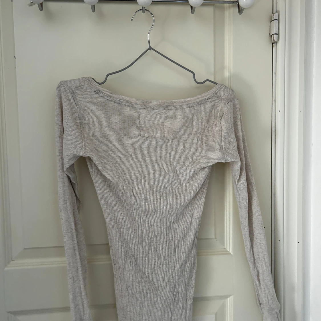 Grå ribbad tröja från L.O.G.G. - 91