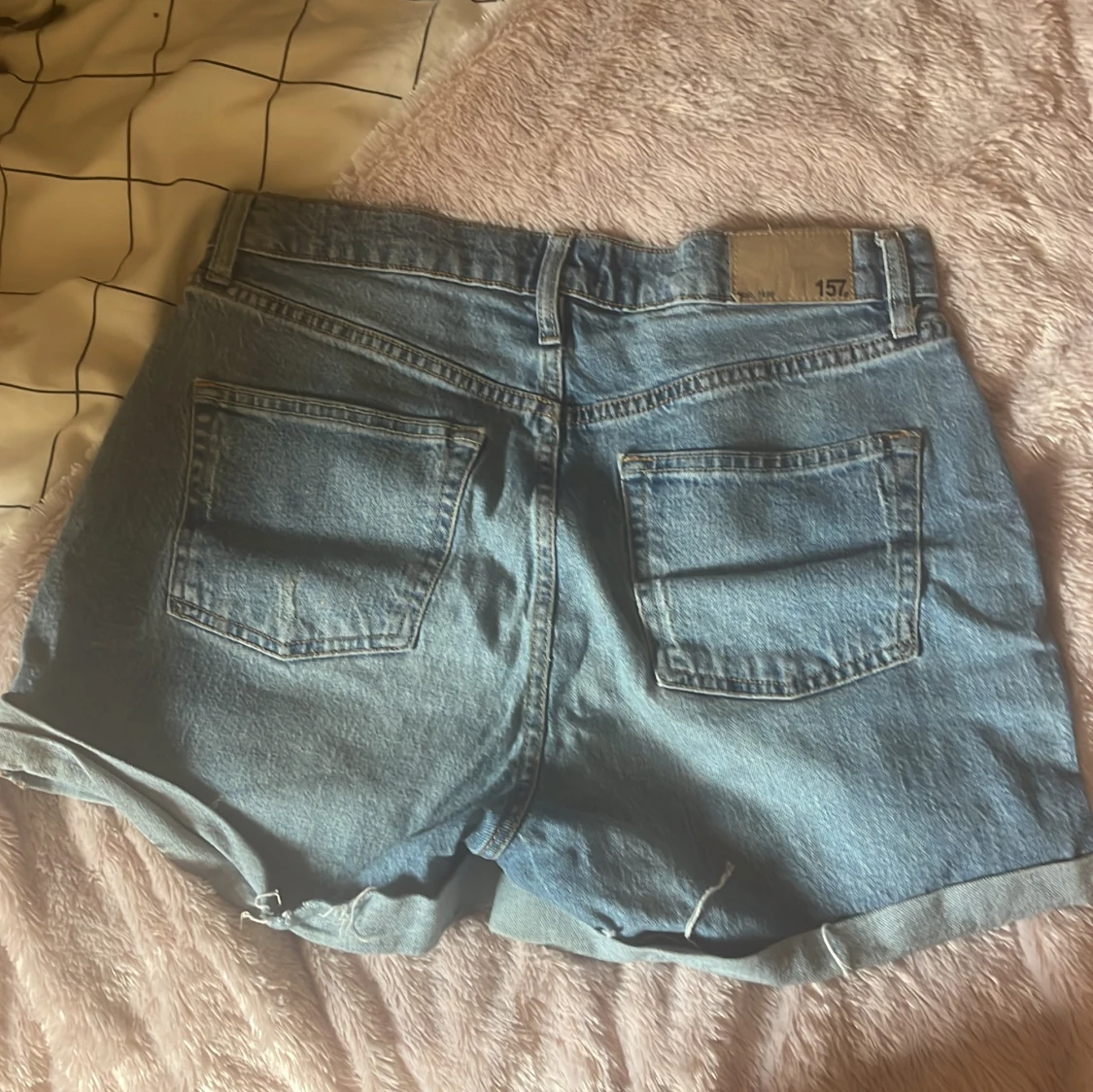 Blåa jeans shorts - 90