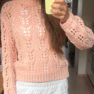 Stickad tröja  - Jättesnygg korall tröja💗💗