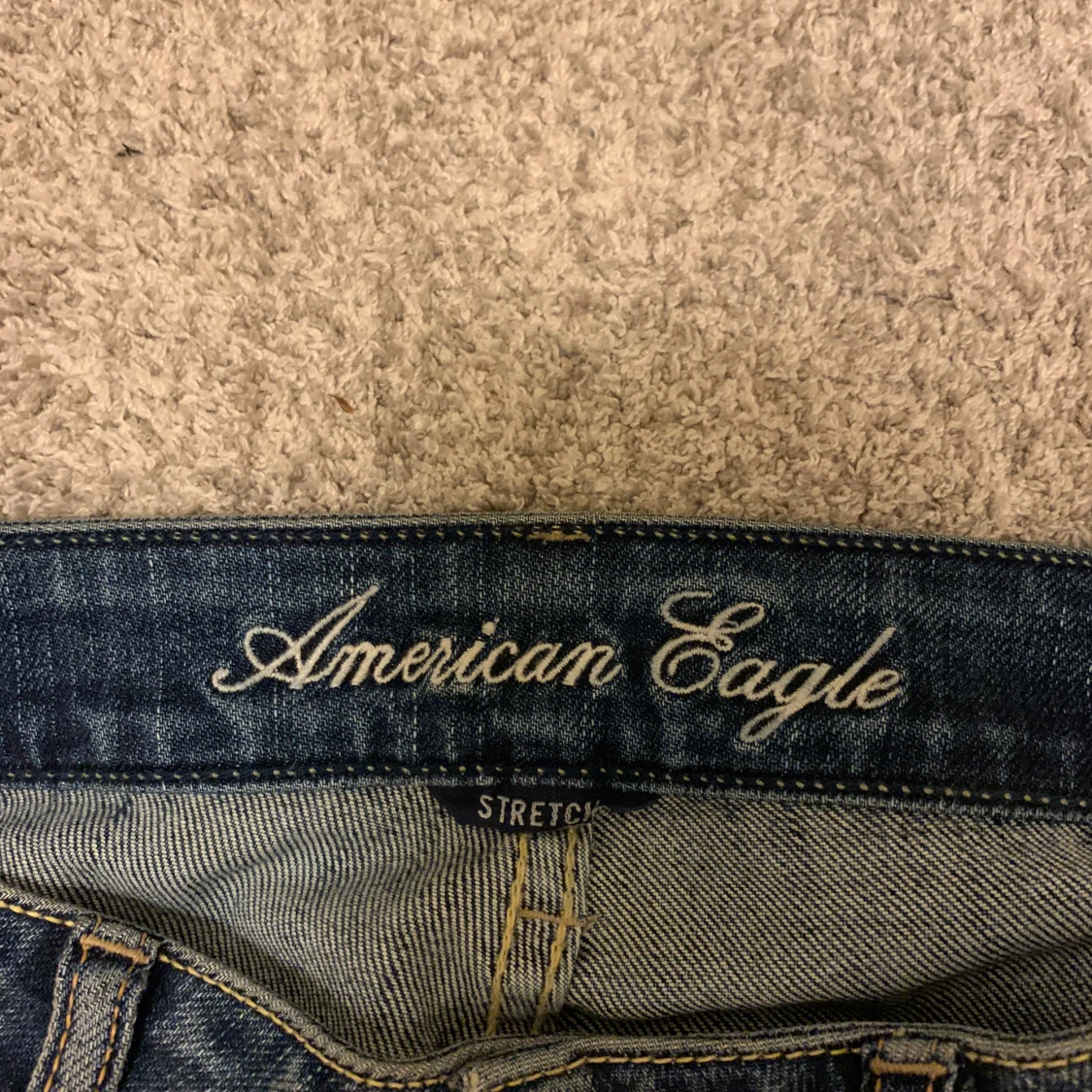 lågmidjade jeans - 91