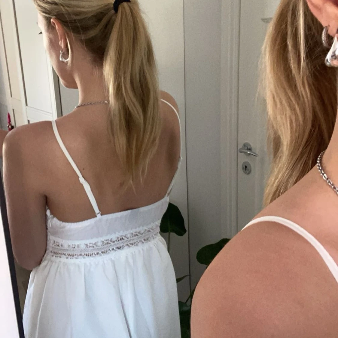 Vit klänning från Shein - 90