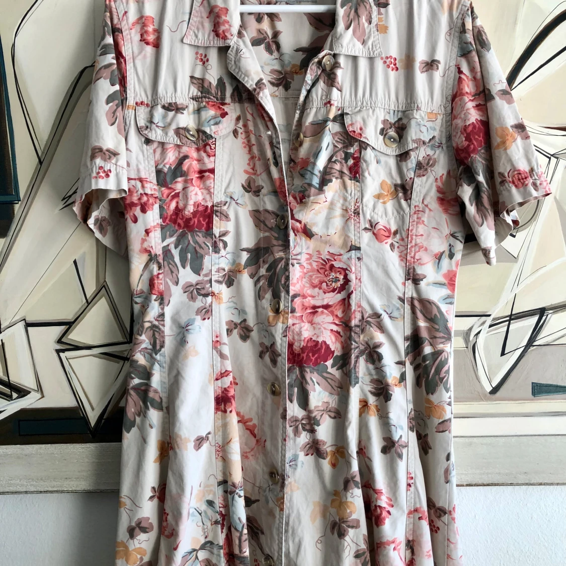 Klänning Sand blommig - 91