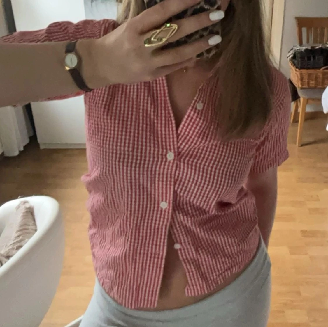 Rutig blus ❤️❤️ - 91