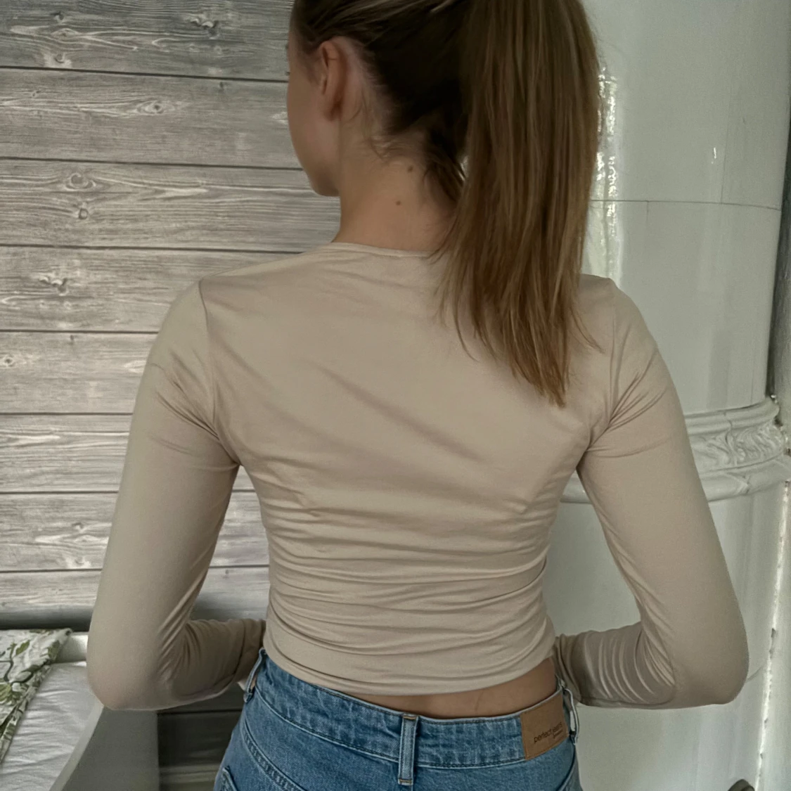 Beige tröja  - 90