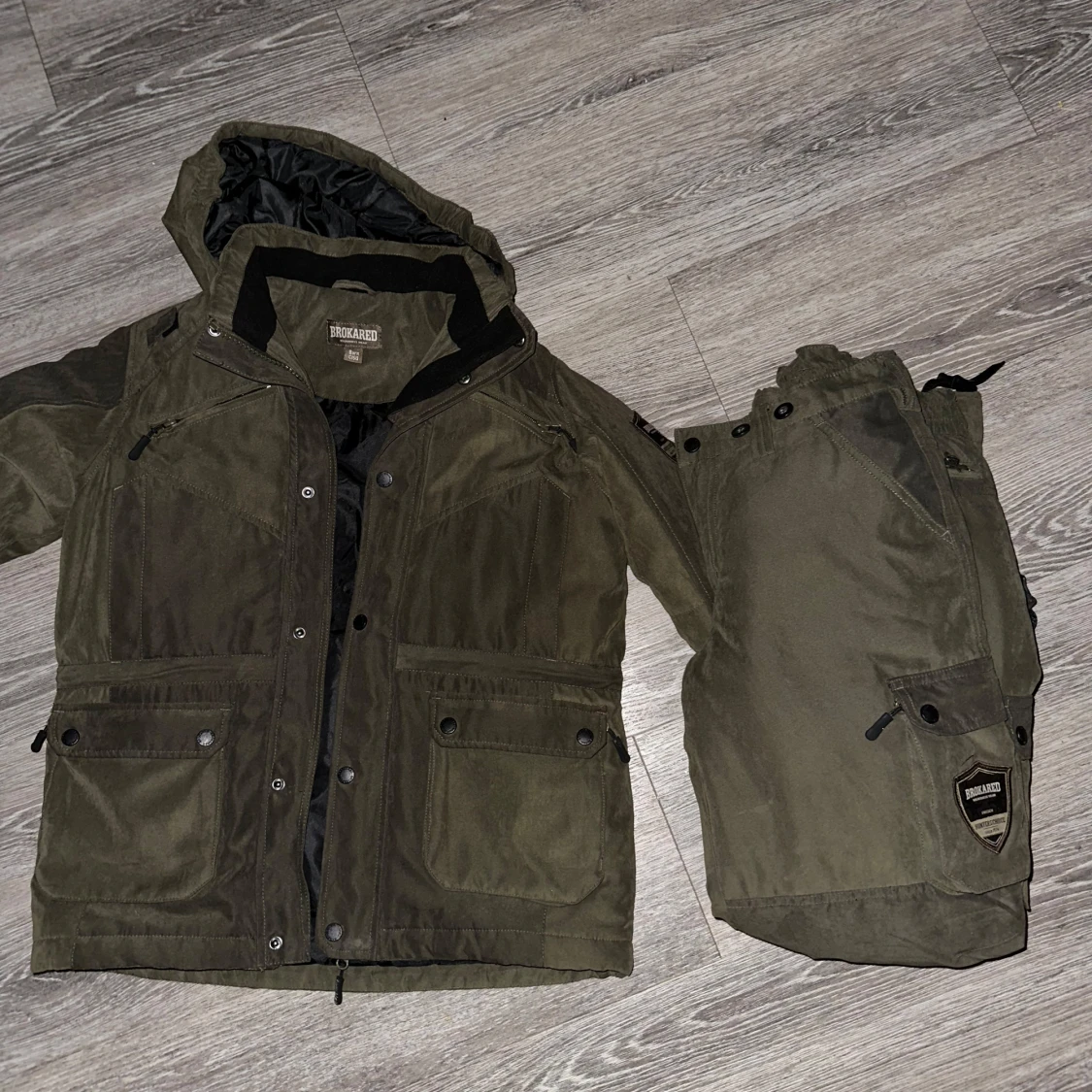 Varm fodrat jaktställ barn stl 150