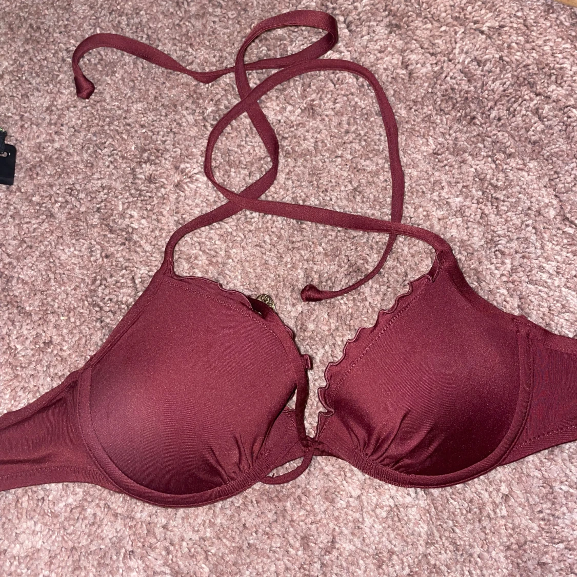 Bikini lverdel med push up