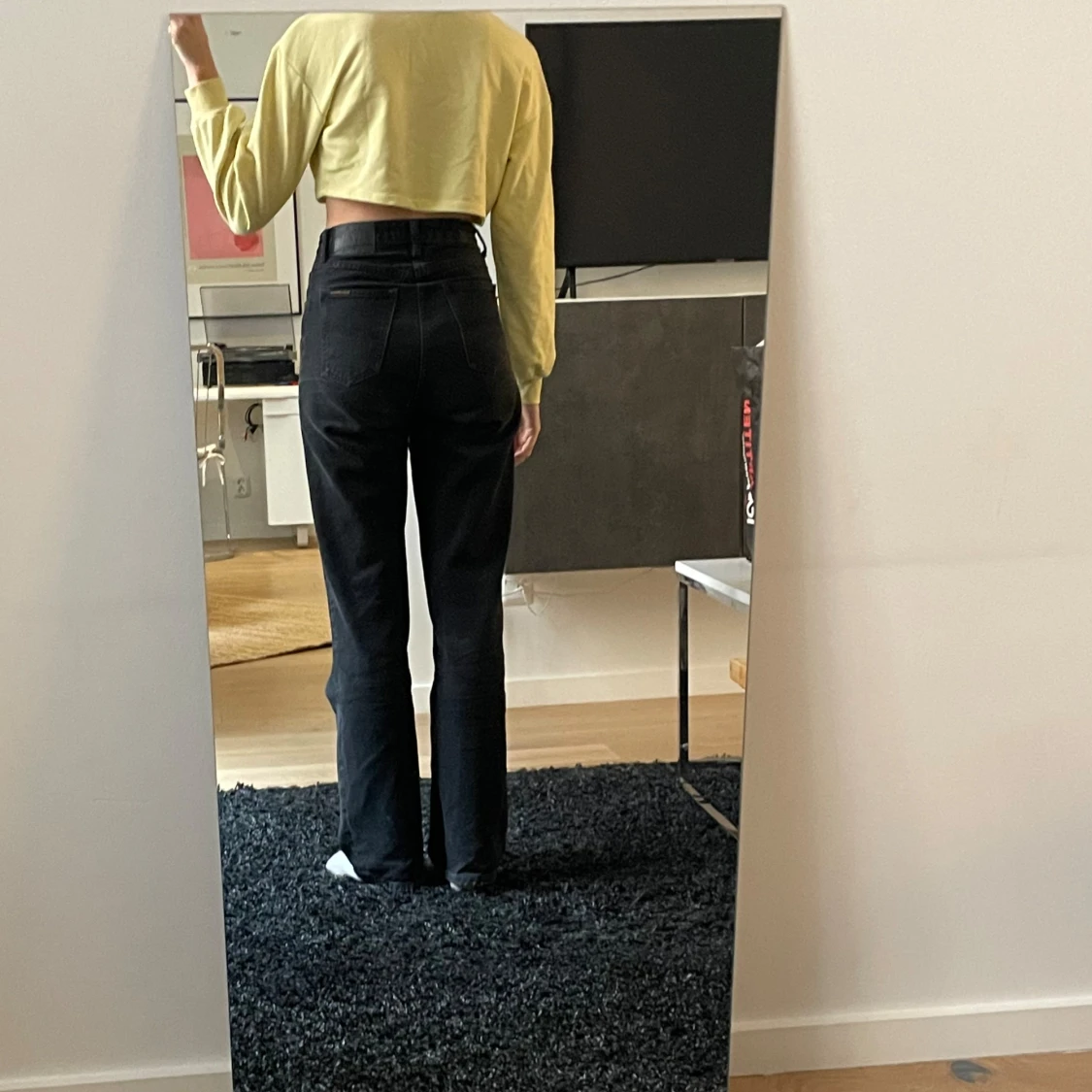 Croppad långärmad  - 90