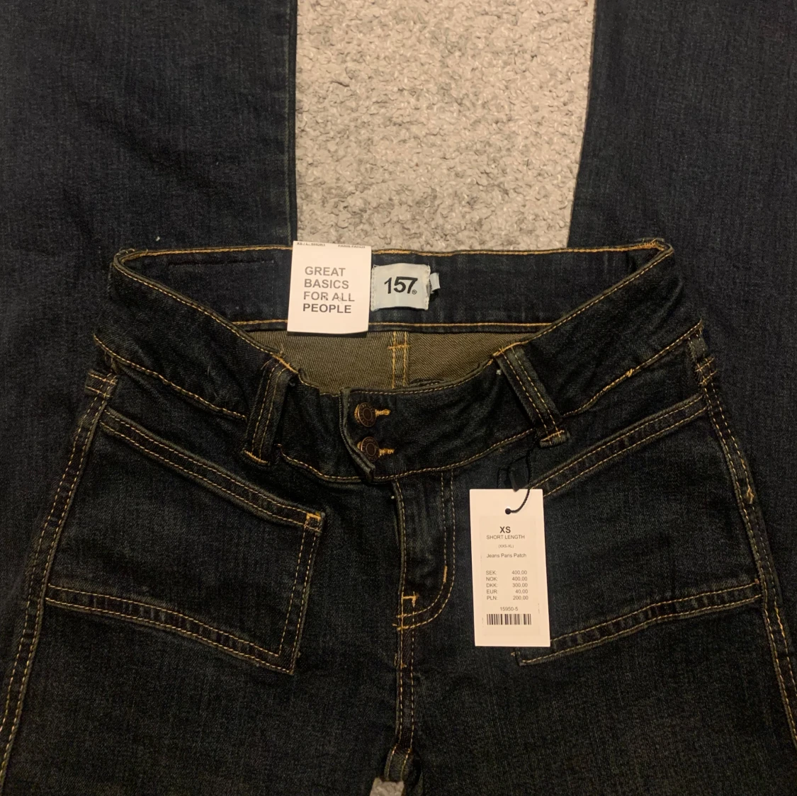 Lågmidjade jeans