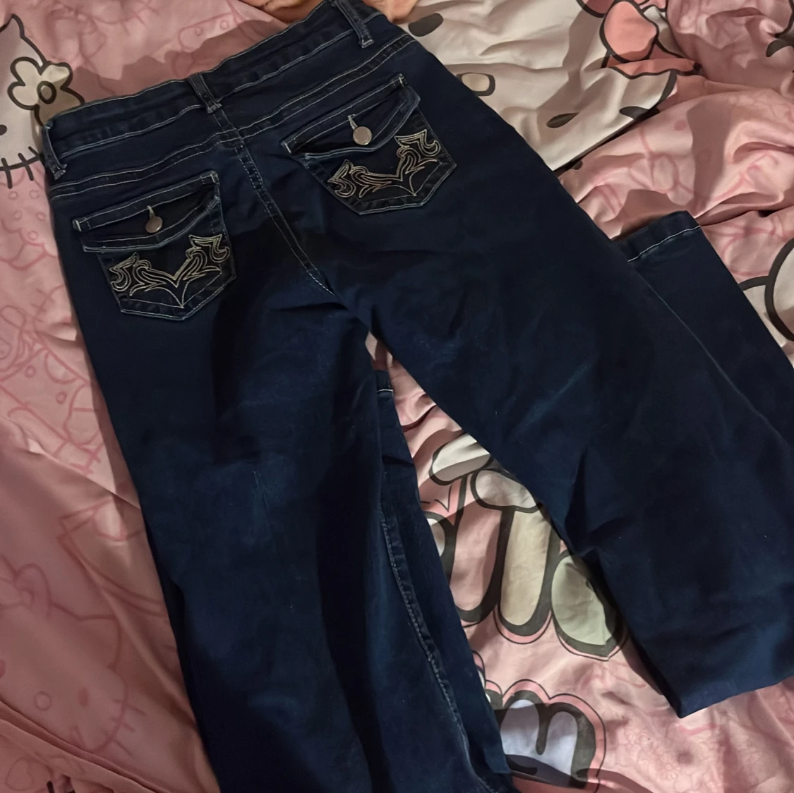 Snygga marinblå jeans💙 original pris: 269kr - 91