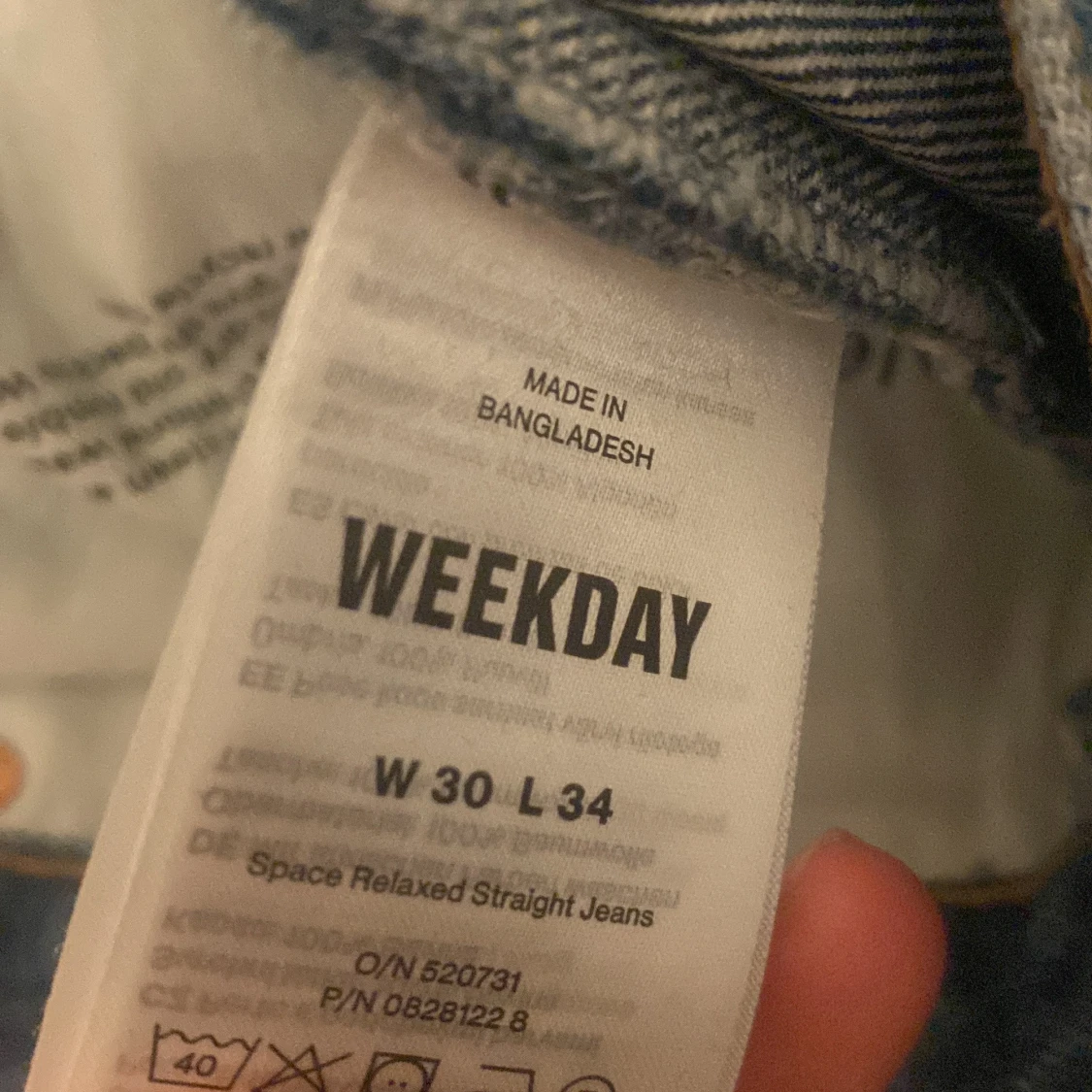 Blå jeans från Weekday - 91