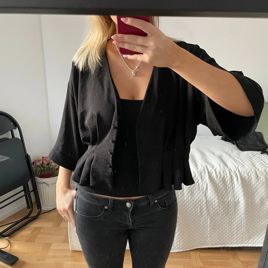 Svart blus från ASOS DESIGN