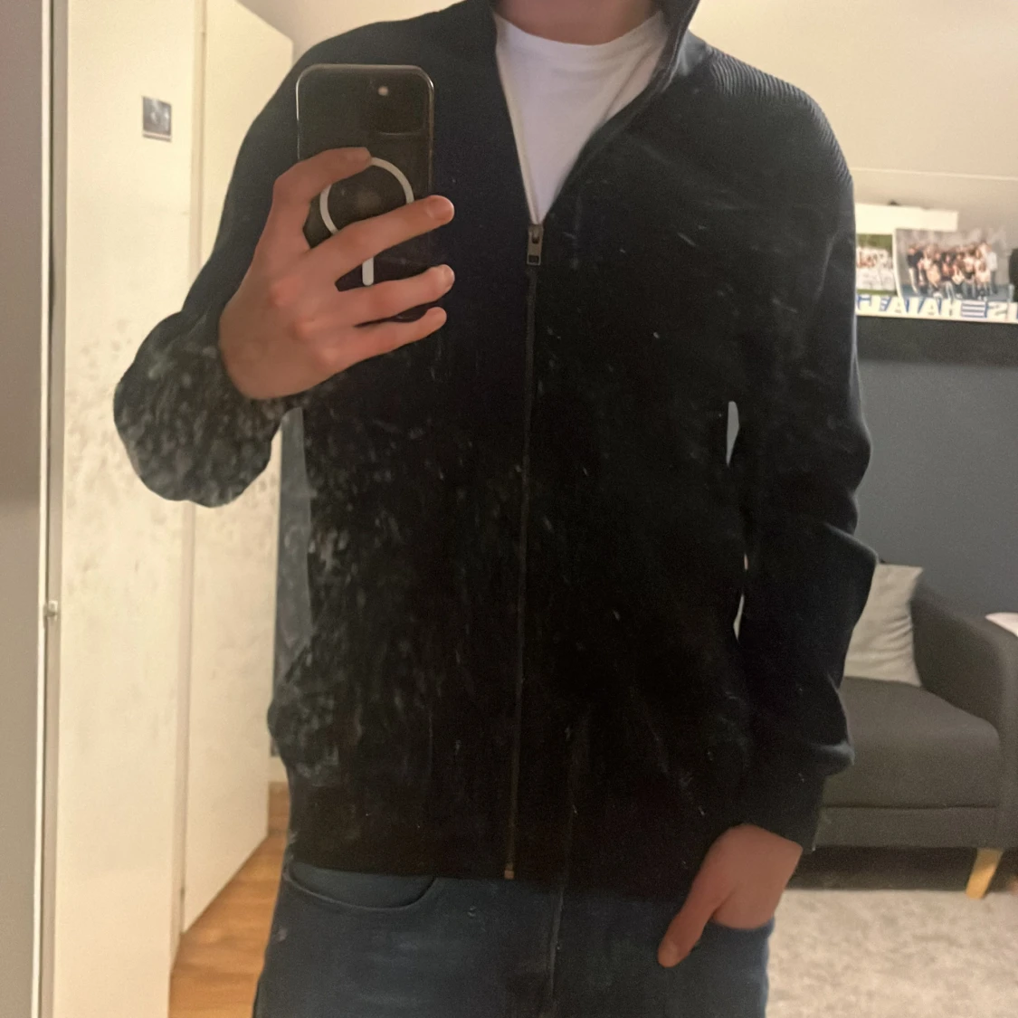 Svart kofta från Kappahl