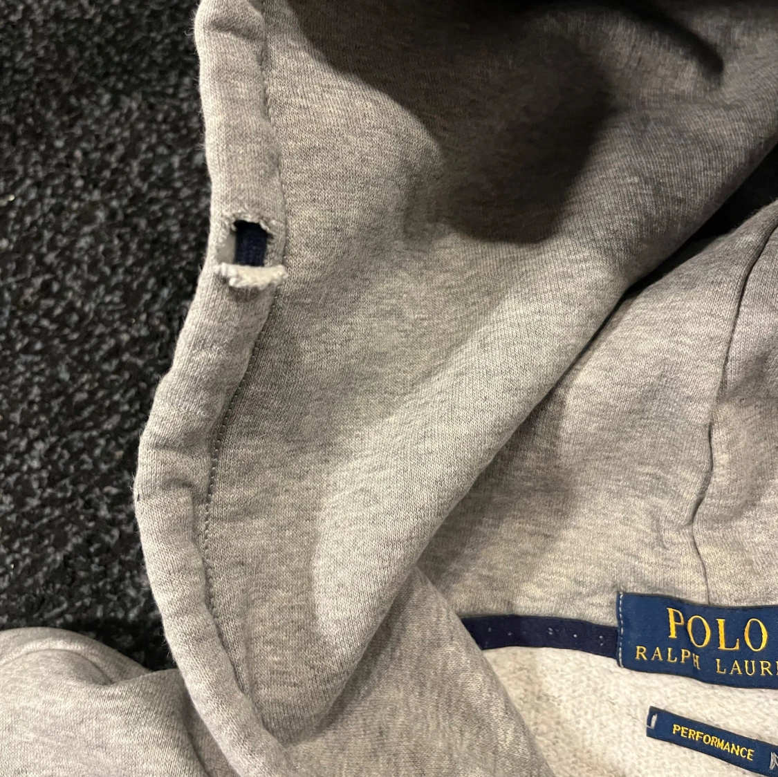 Grå hoodie från Polo Ralph Lauren - 92