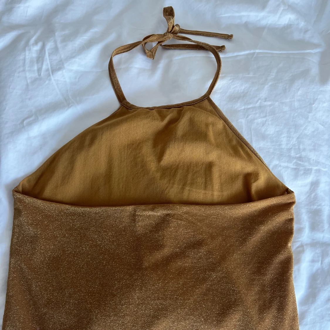 Guldglittrig halterneck topp från Ted Baker - 91