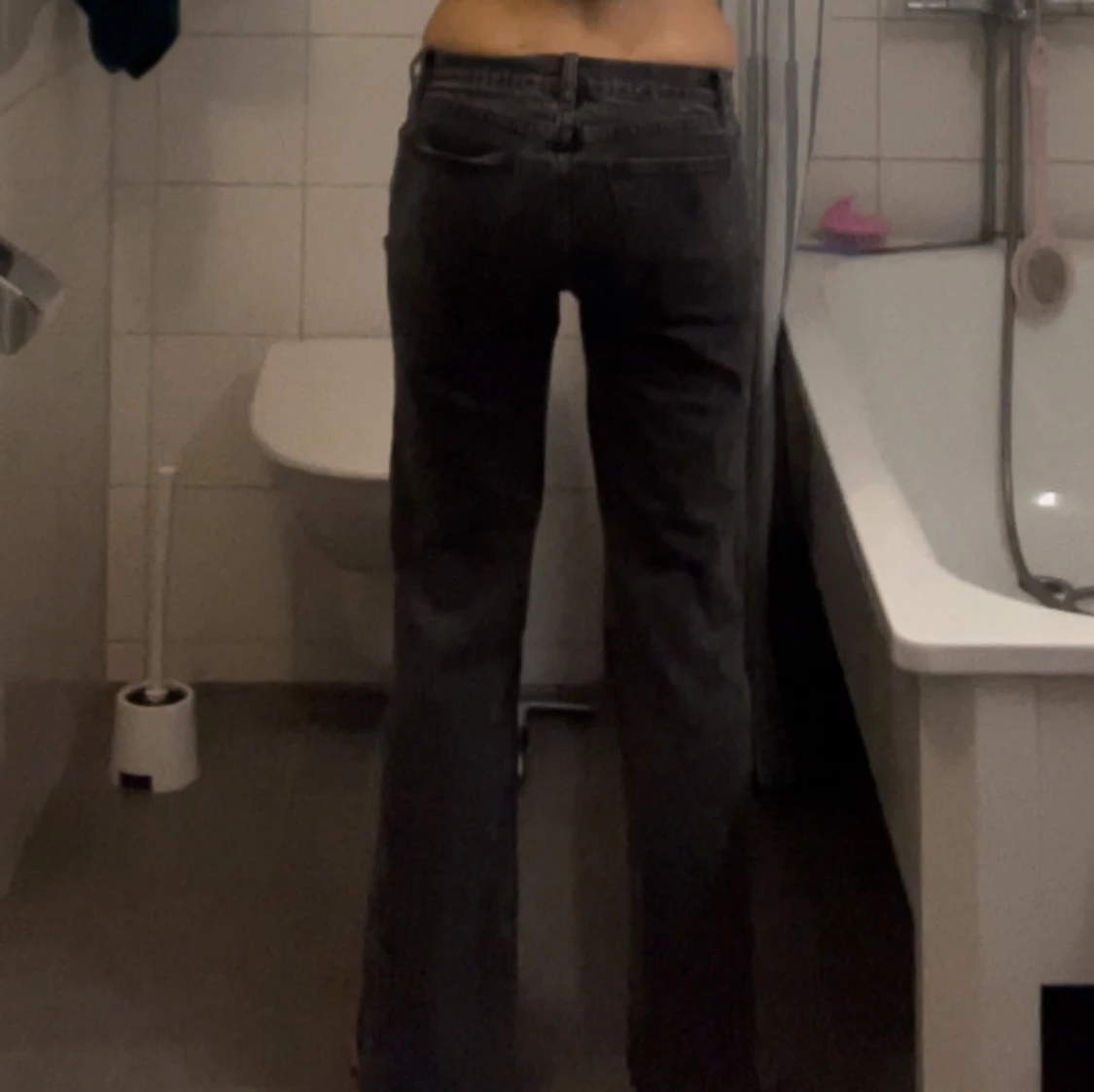 Lågmidjade bootcut jeans - 90