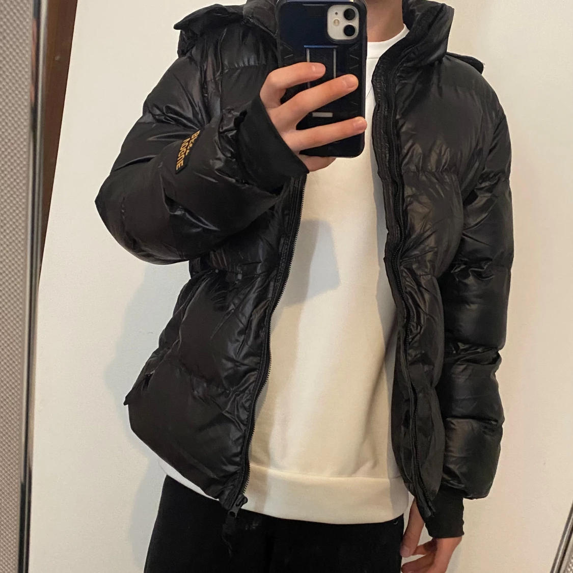 Svart Pufferjacka  - 93