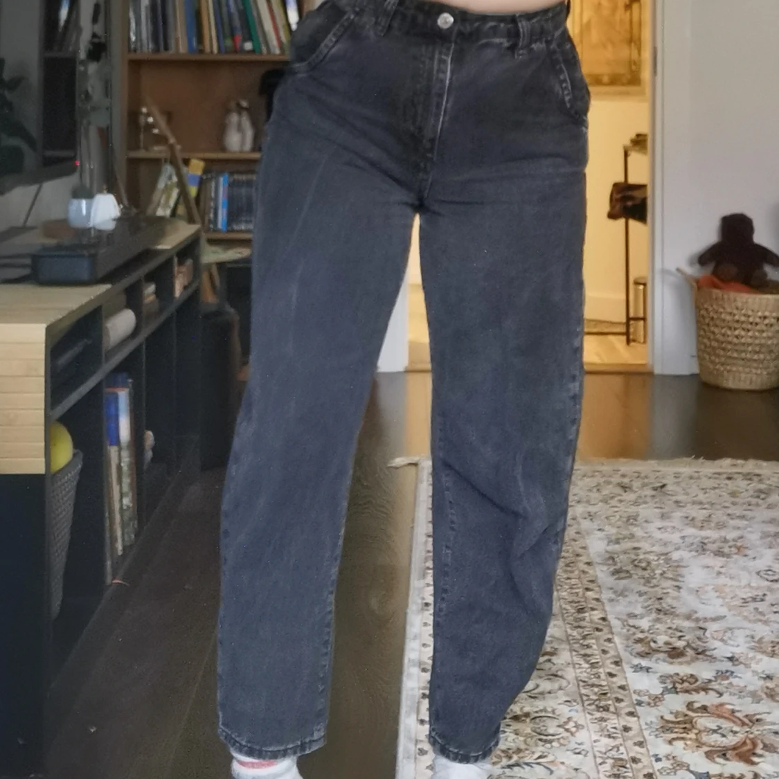 Perfect jeans svart  - 92