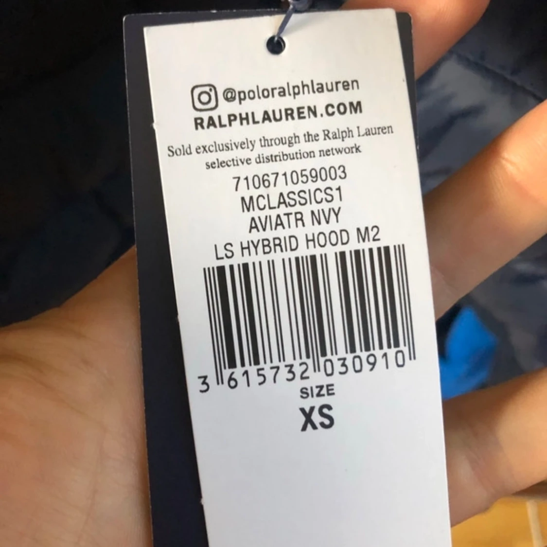 Blå dunjacka från Polo Ralph Lauren - 91